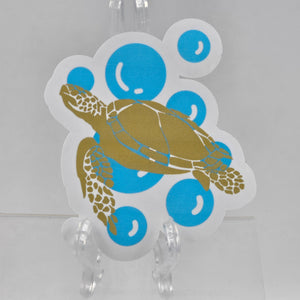 Turtle Bubbles sticker