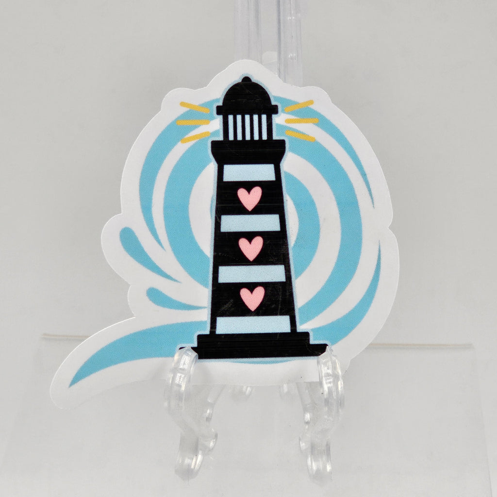 Heart Lighthouse sticker