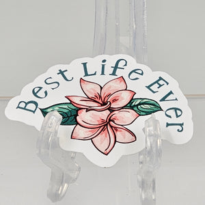 Tropical Best Life Ever Sticker