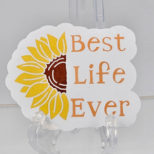 Best Life Ever Sunflower Sticker