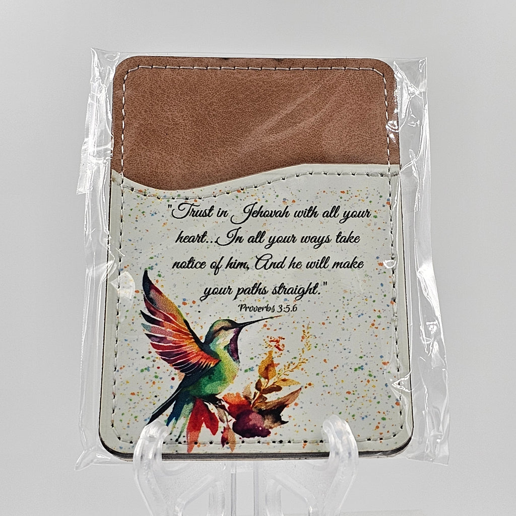 Proverbs 3:5,6 Business Card Holder