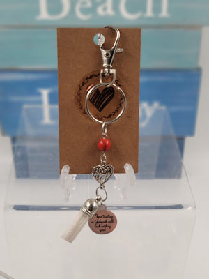K16 "Those Trusting In Jehovah Will Lack Nothing Good" Keychain