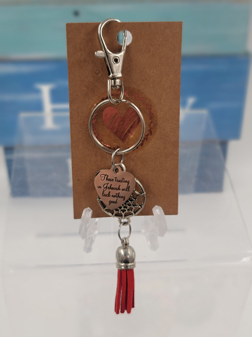 K12 "Those Trusting In Jehovah Will Lack Nothing Good" Keychain