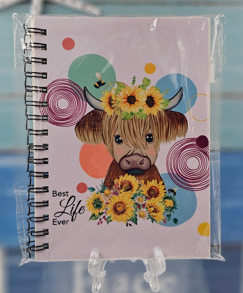 Highland Cow Best Life Ever Notebook.
