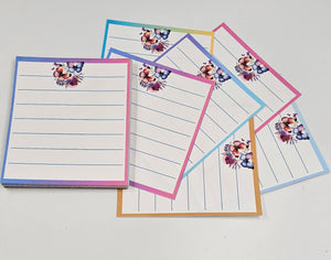 Multi-Colored Butterfly notepad