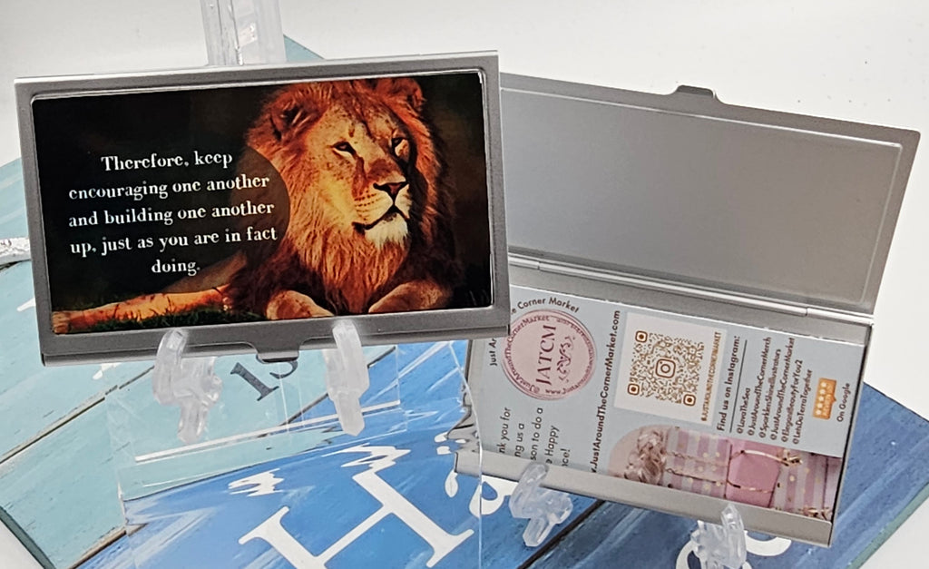 1 Lion Business Card Holder