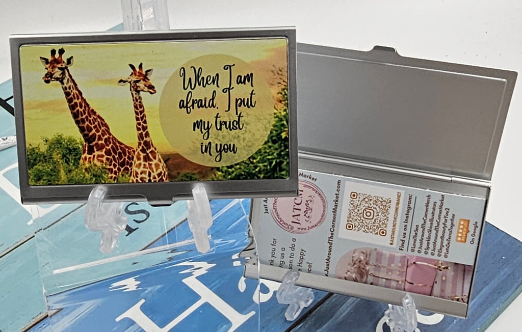 1 Giraffe Business Card Holder