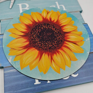 Sunflower Round Mouse Pad