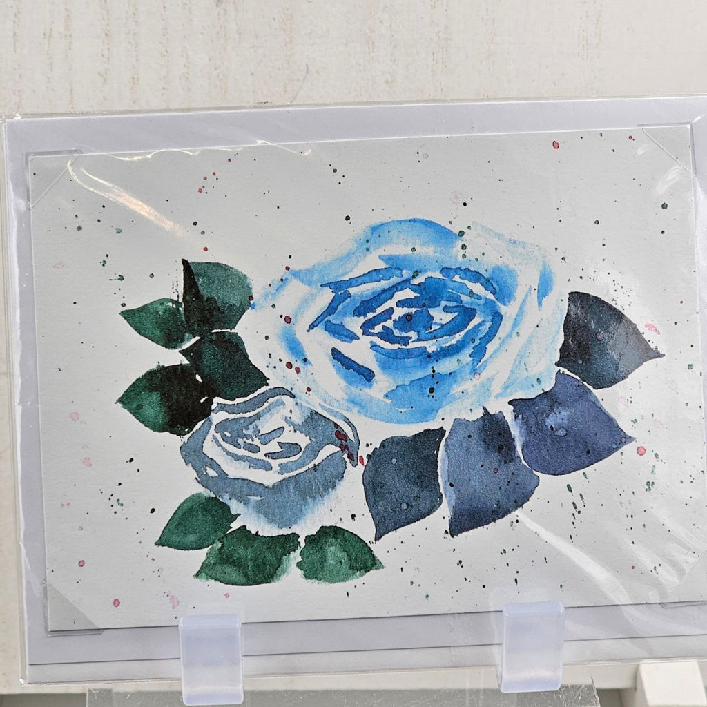 Blue Rose Card