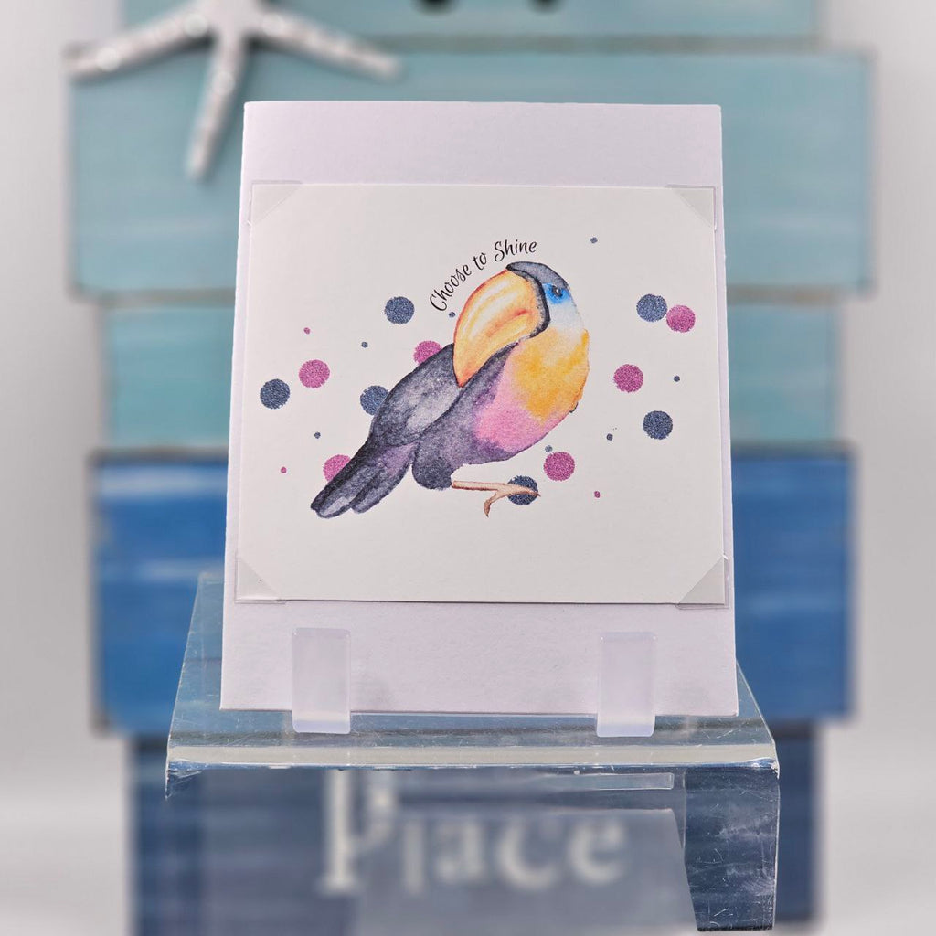 Choose to Shine Toucan Card.