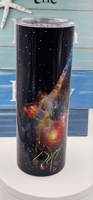 Galaxy Guitar Tumbler