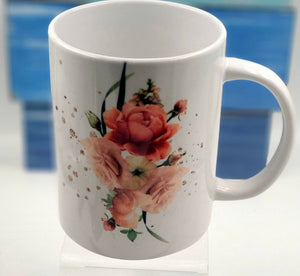 Pink Flower Mug