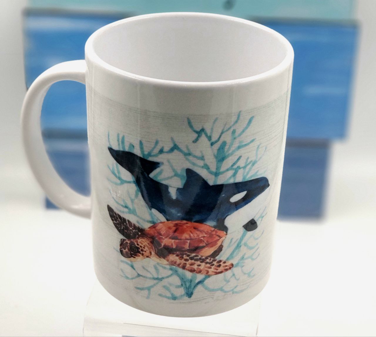 Orca & Sea Turtle Mug