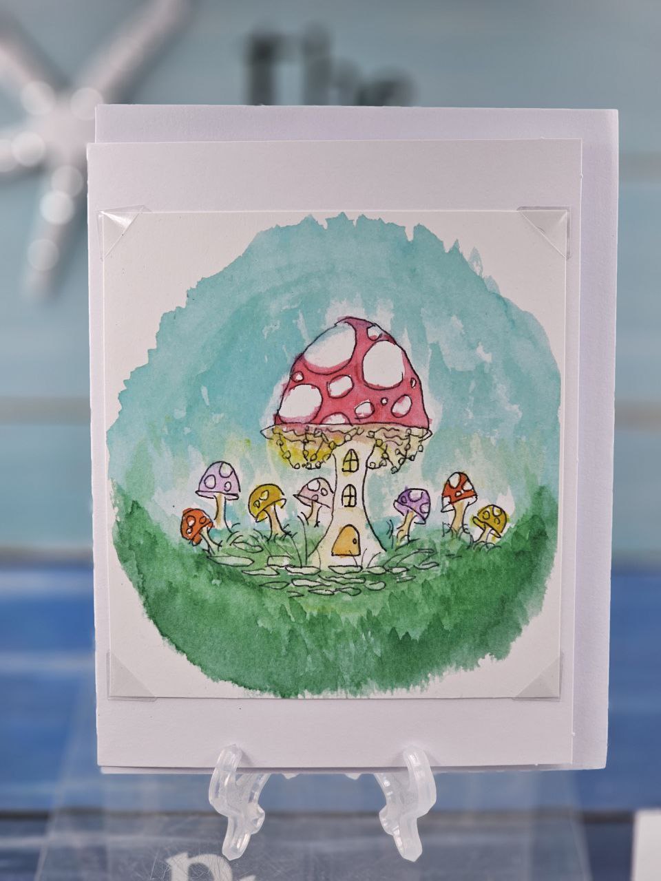 Mushroom Town Card