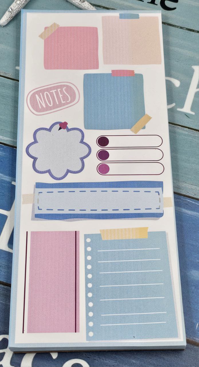 Eclectic Magnetic Notepad