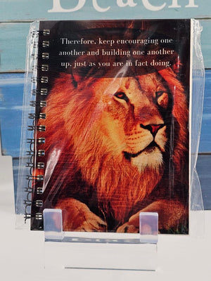 1 Thessalonians 5:11 Lion Notebook