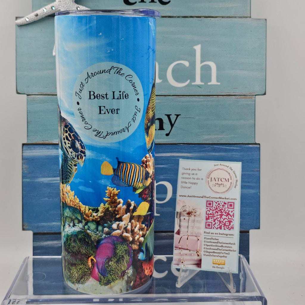 "Best Life Ever" Aquatic Tumbler