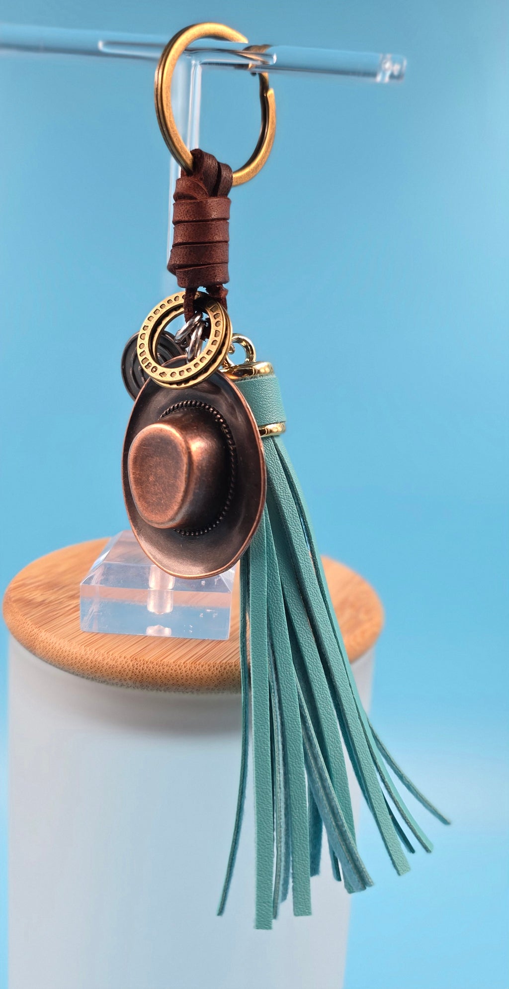 Cowboy Leather Keychain (Serendipity)