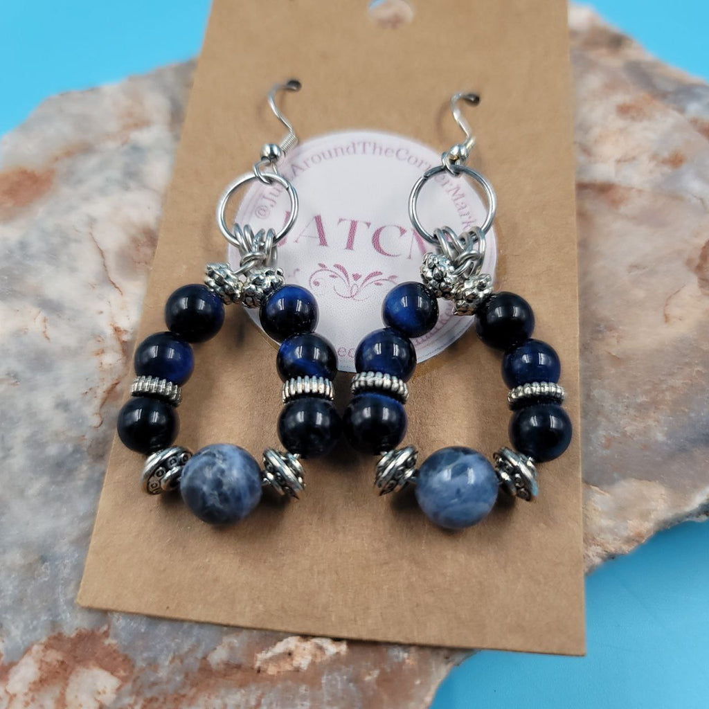 E260 Deep Blue Sea  Earrings