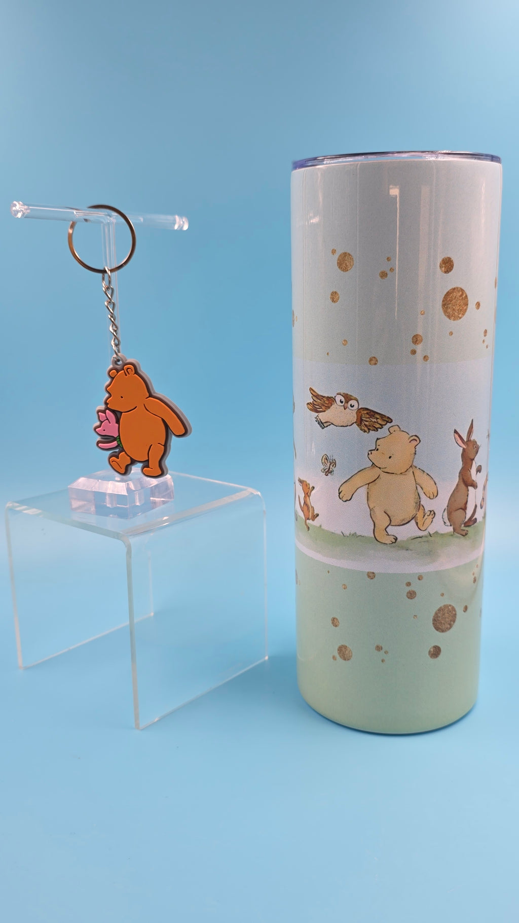 Classic Friends Tumbler & Keychain Set