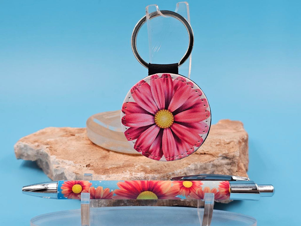 Daisy Days Pen and Keychain Combo Set