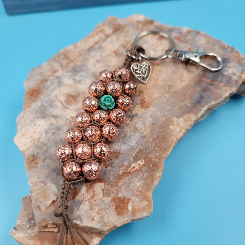 K30 Rose Kissed Keychain 

Woven 3 Strand Keychain