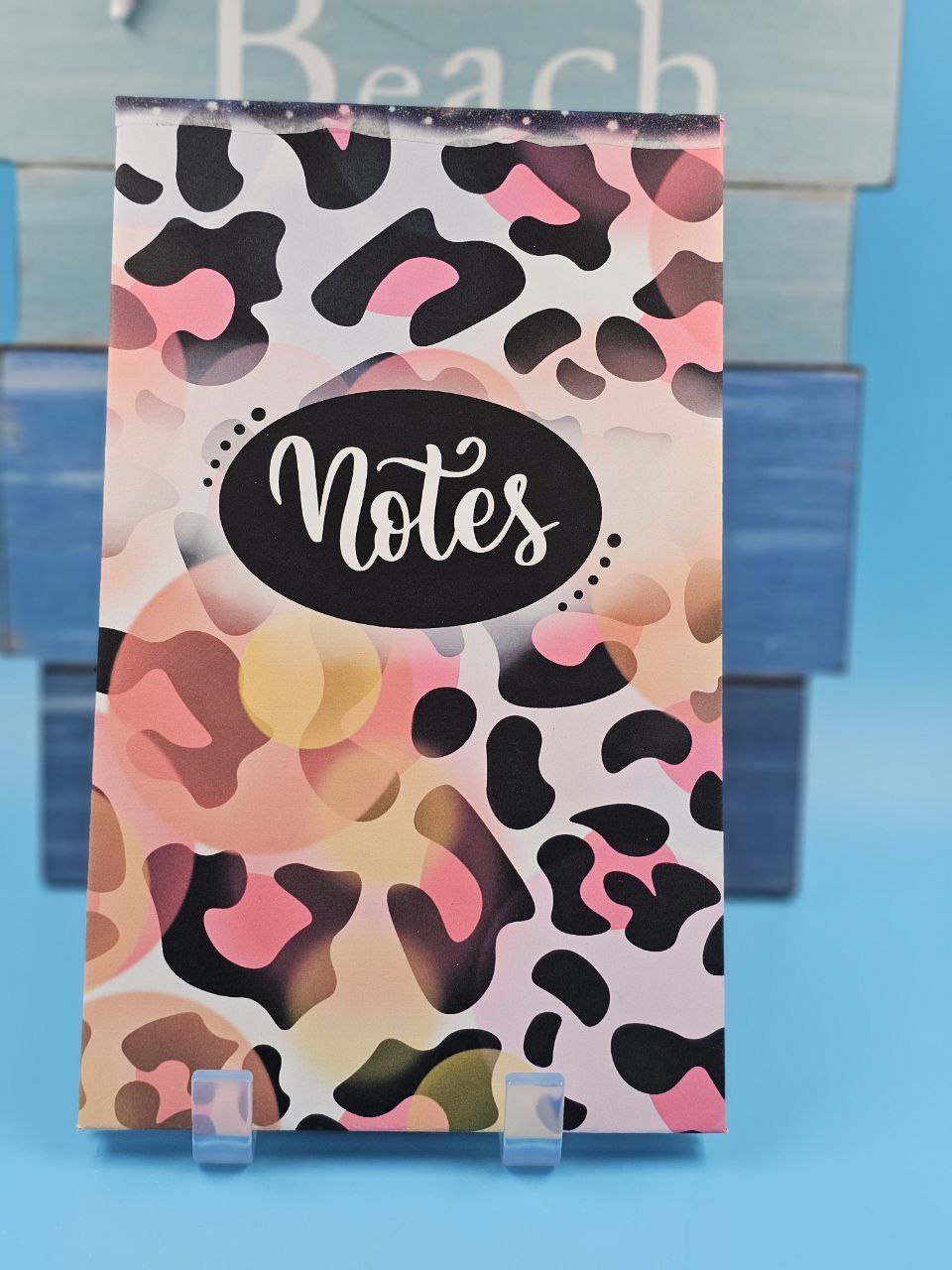 Cheetah Pink Notepad