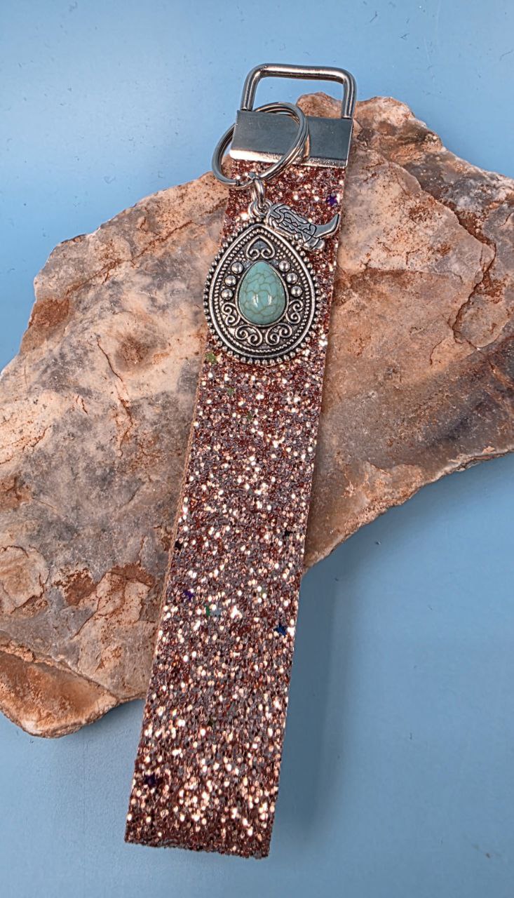 Rose Quartz Boot Wristlet (Serendipity)