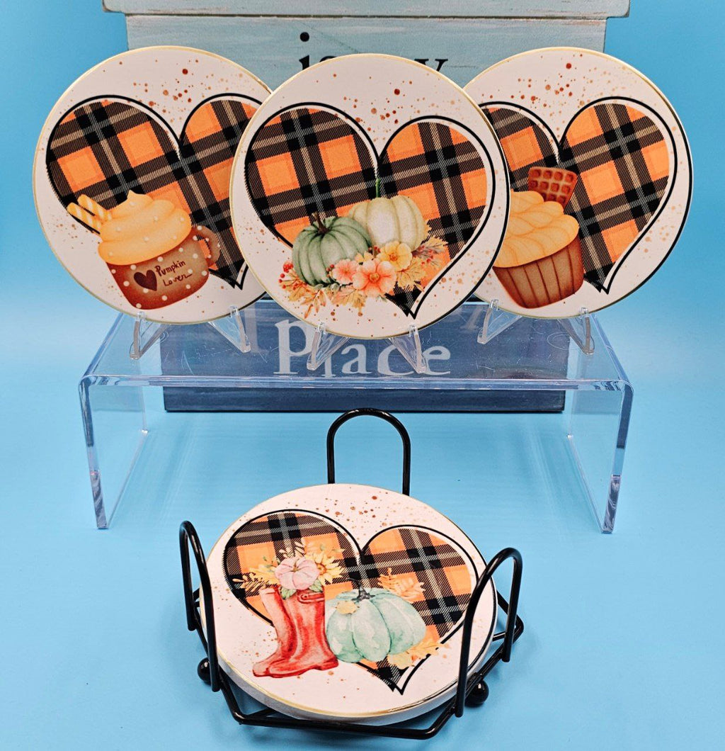 Autumn Spice Ceramic Coasters (Serendipity)