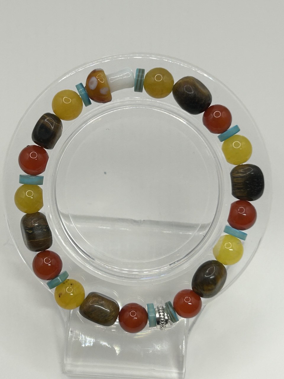 Autumn Walk Mushroom Stretch Bracelet