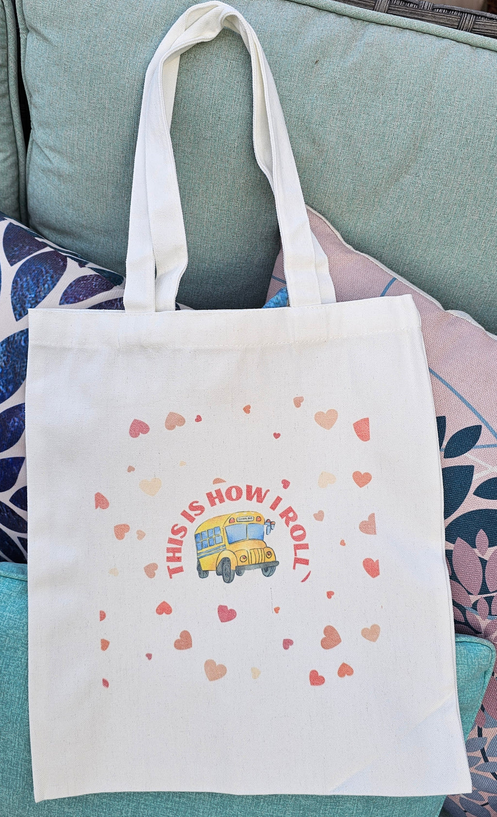 This is How I Roll Canvas Tote Bags