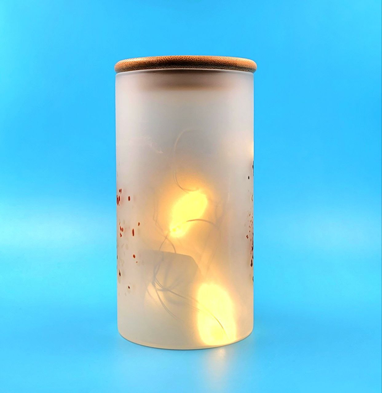 Texas Y'all Frosted Glass Jar (Serendipity)