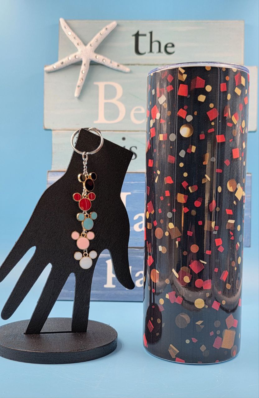 Saturday Morning Tumbler and Keychain Set