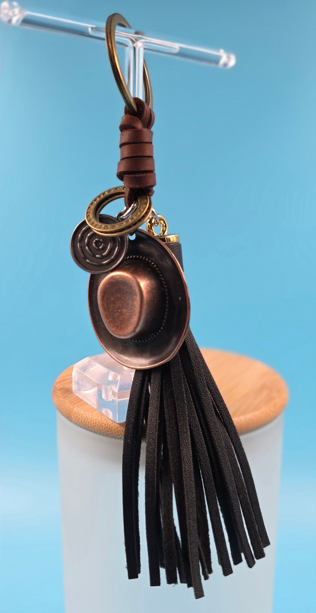 Cowboy Leather Keychain (Serendipity)