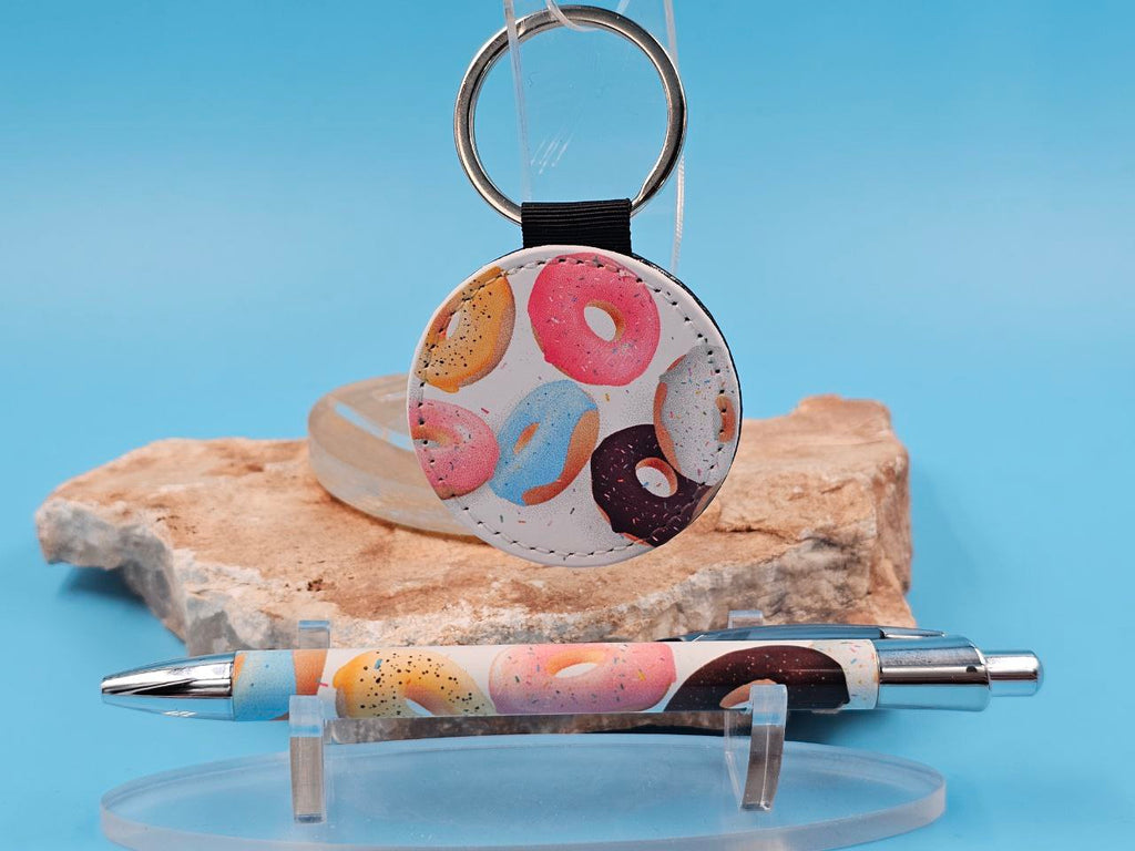 Donut Daze Pen and Keychain Combo Set
