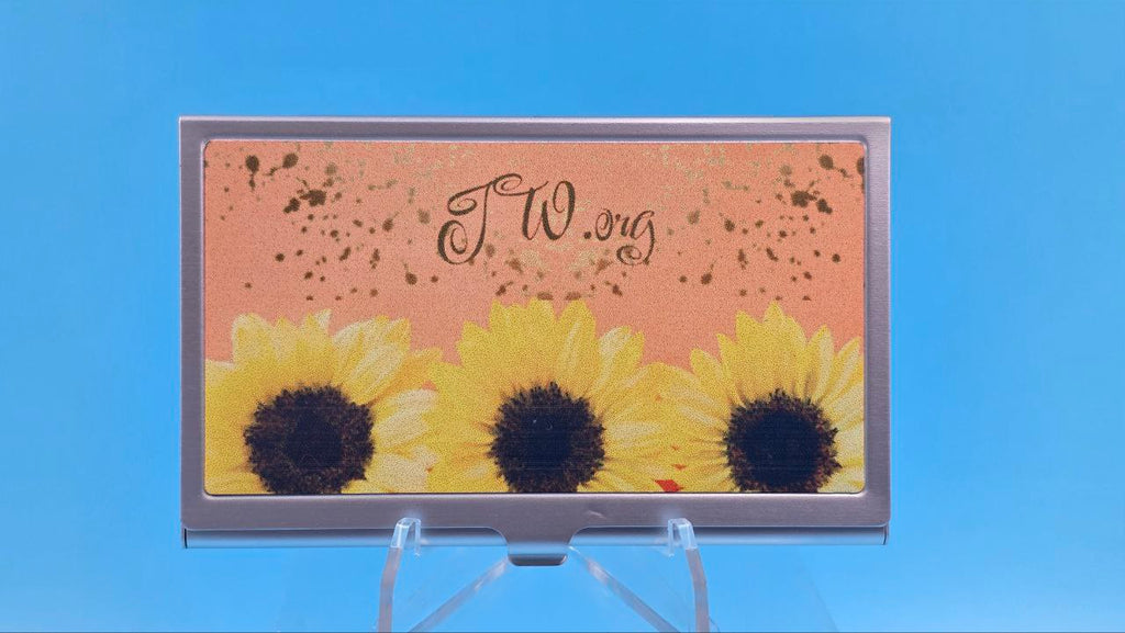 Shining Brighter Than The Sun Business Card Holder