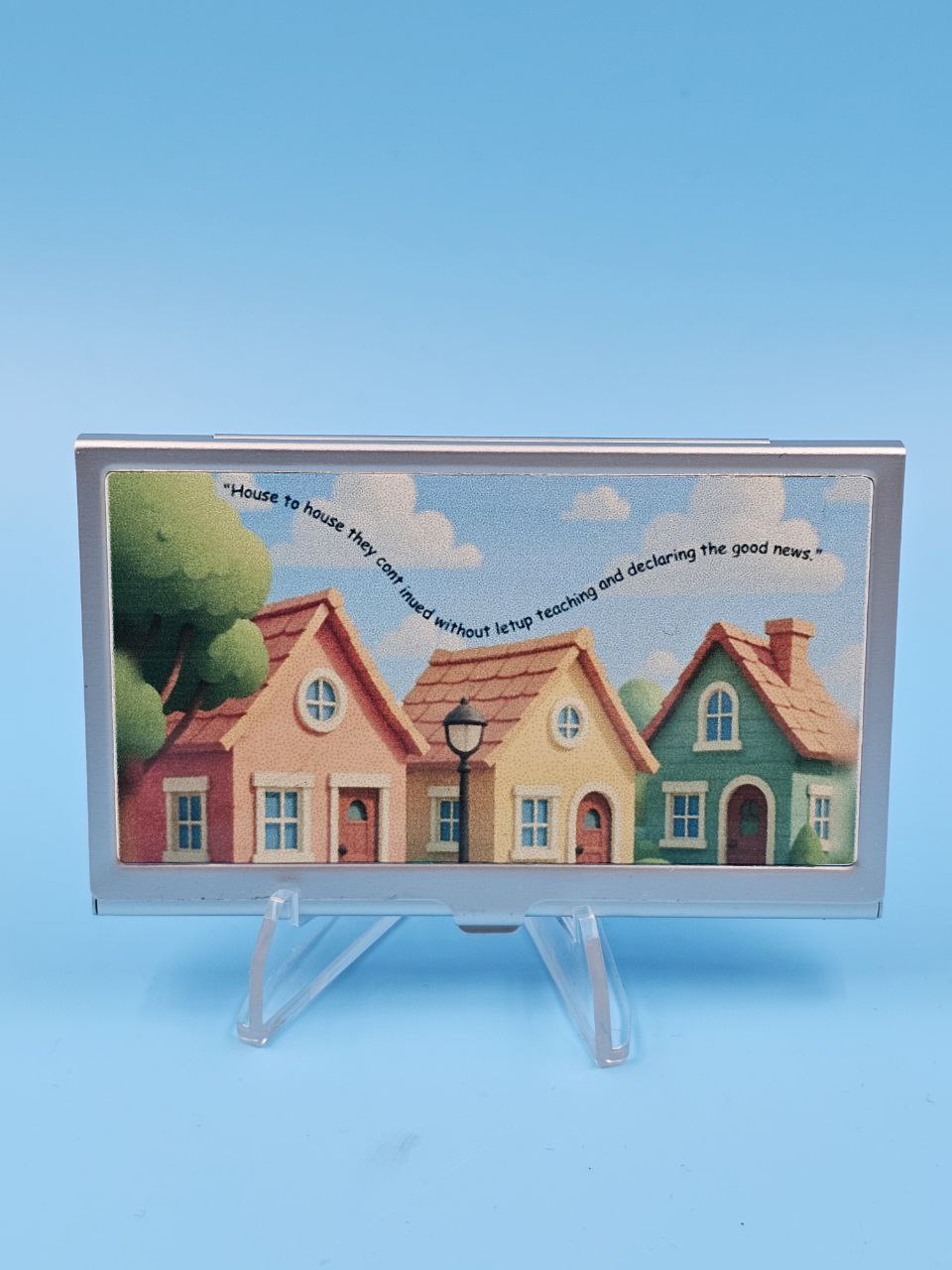 House to House Business Card Holder