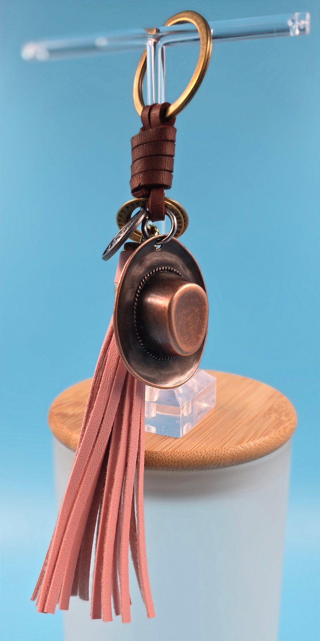 Cowboy Leather Keychain (Serendipity)