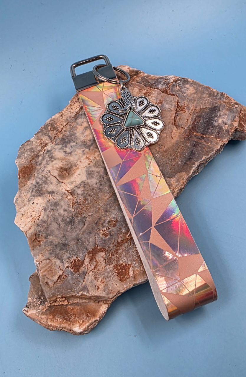 Brilliant Sunset Boot Wristlet (Serendipity)