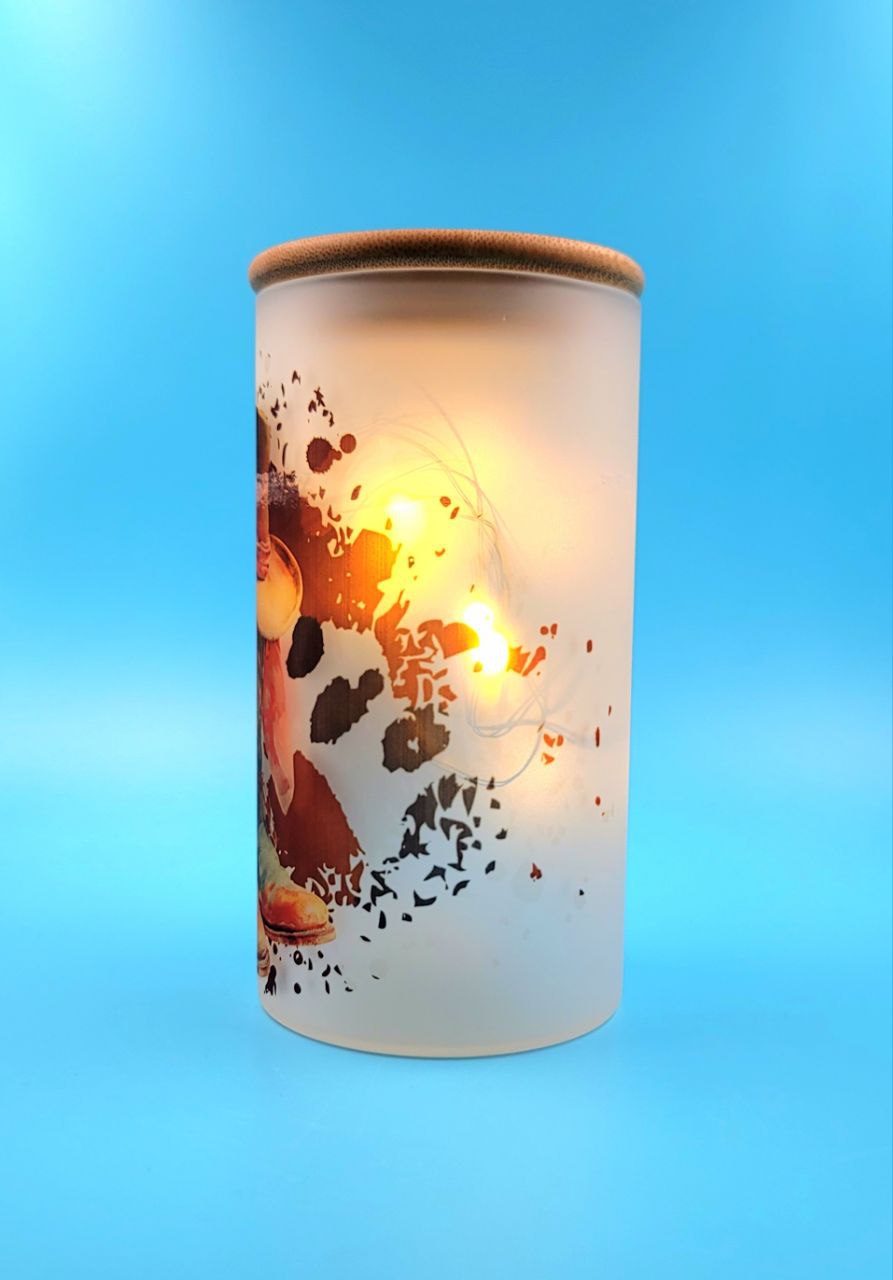 Texas Y'all Frosted Glass Jar (Serendipity)