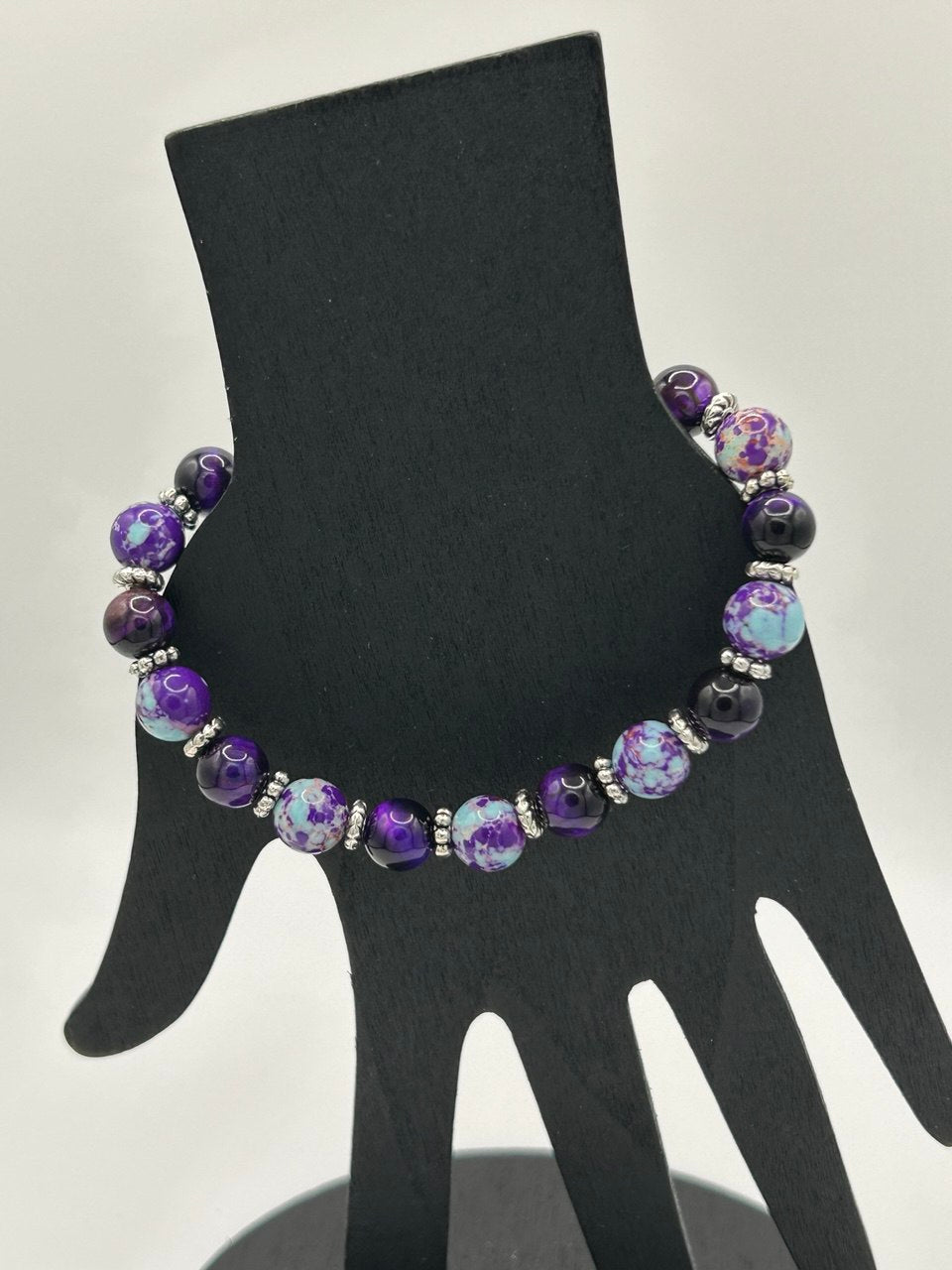 Plum Pudding Stretch Bracelet