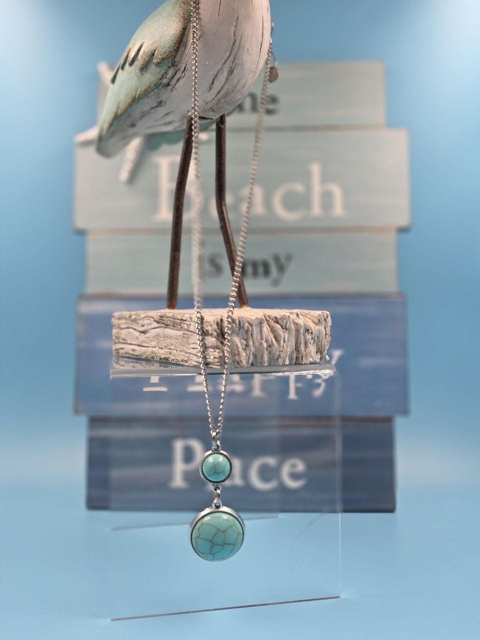 "Azure Embrace" Turquoise Necklace