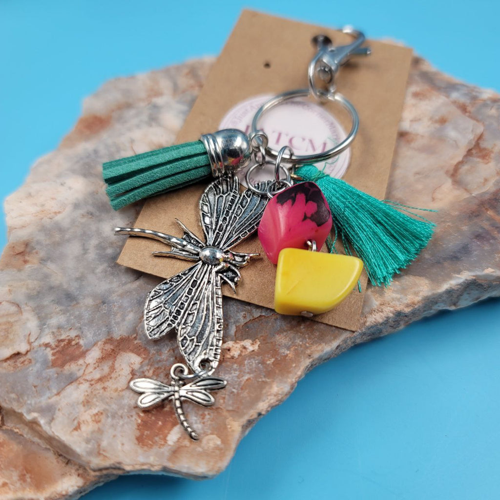 K4 "Be a Flamingo in a Flock of Pigeons" Keychain. $5