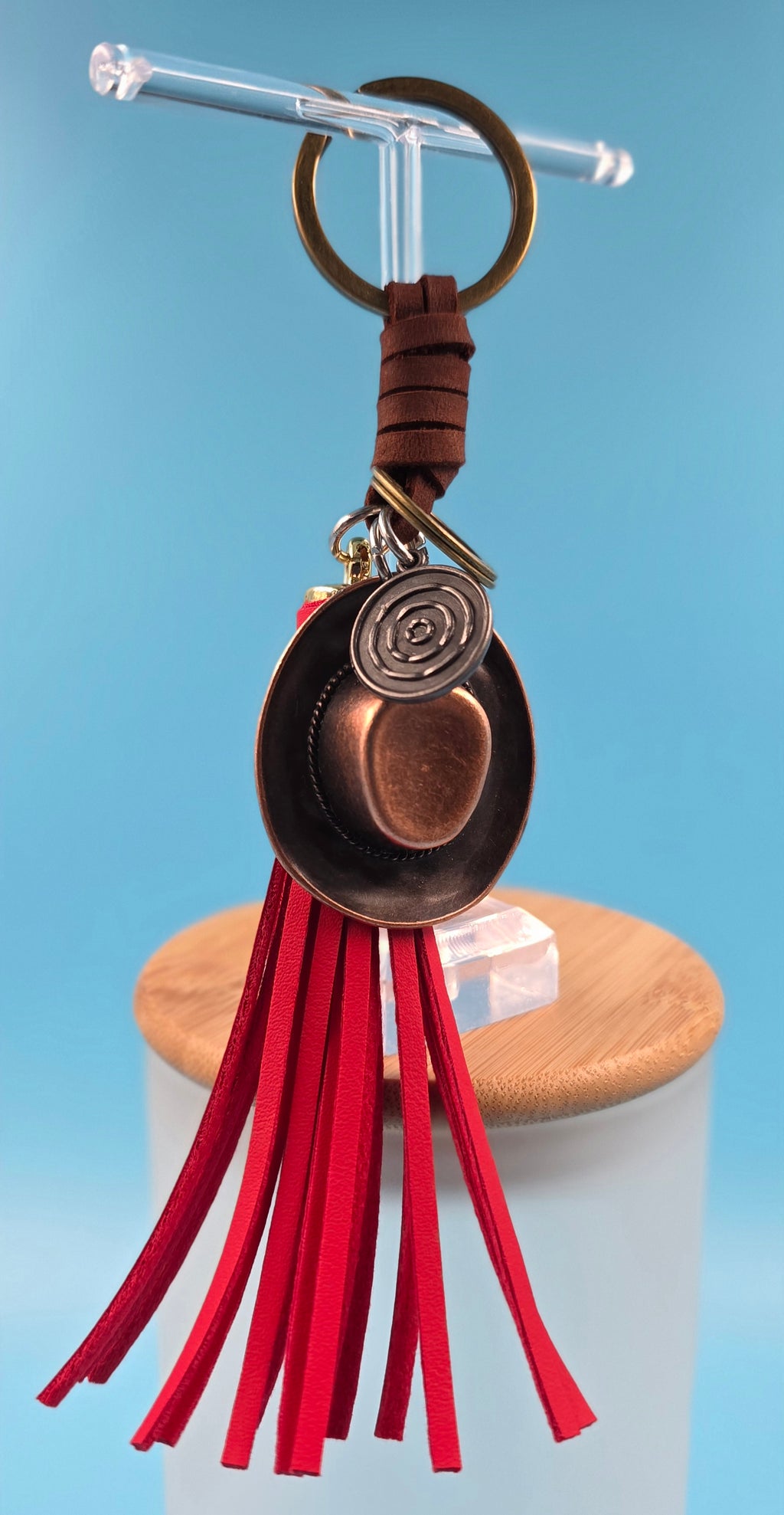 Cowboy Leather Keychain (Serendipity)