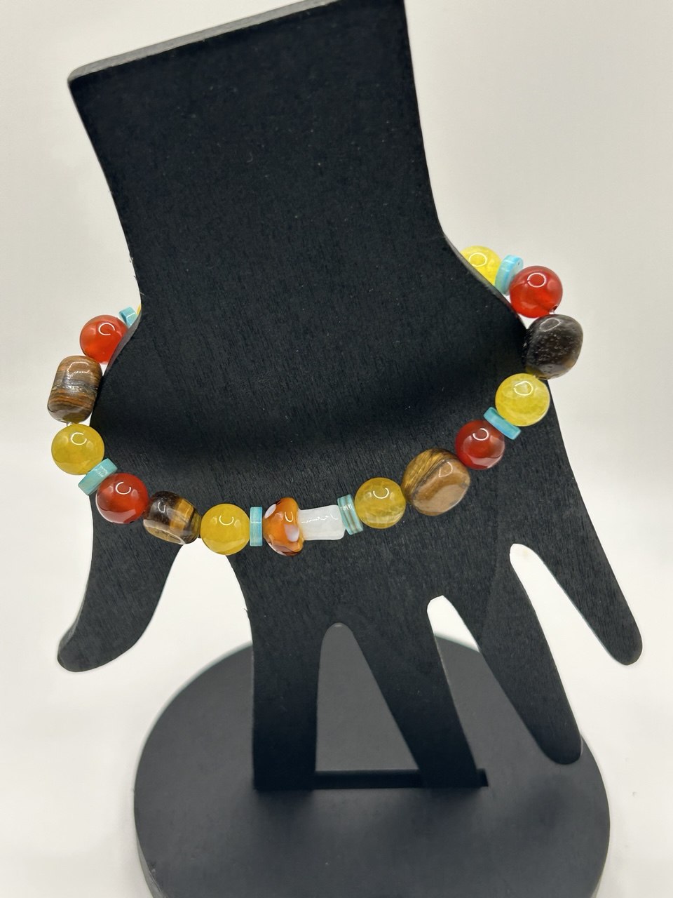 Autumn Walk Mushroom Stretch Bracelet