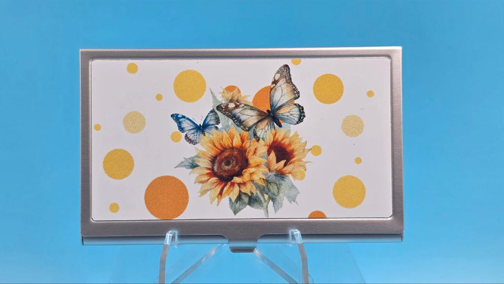 Butterfly Kisses Business Card Holder