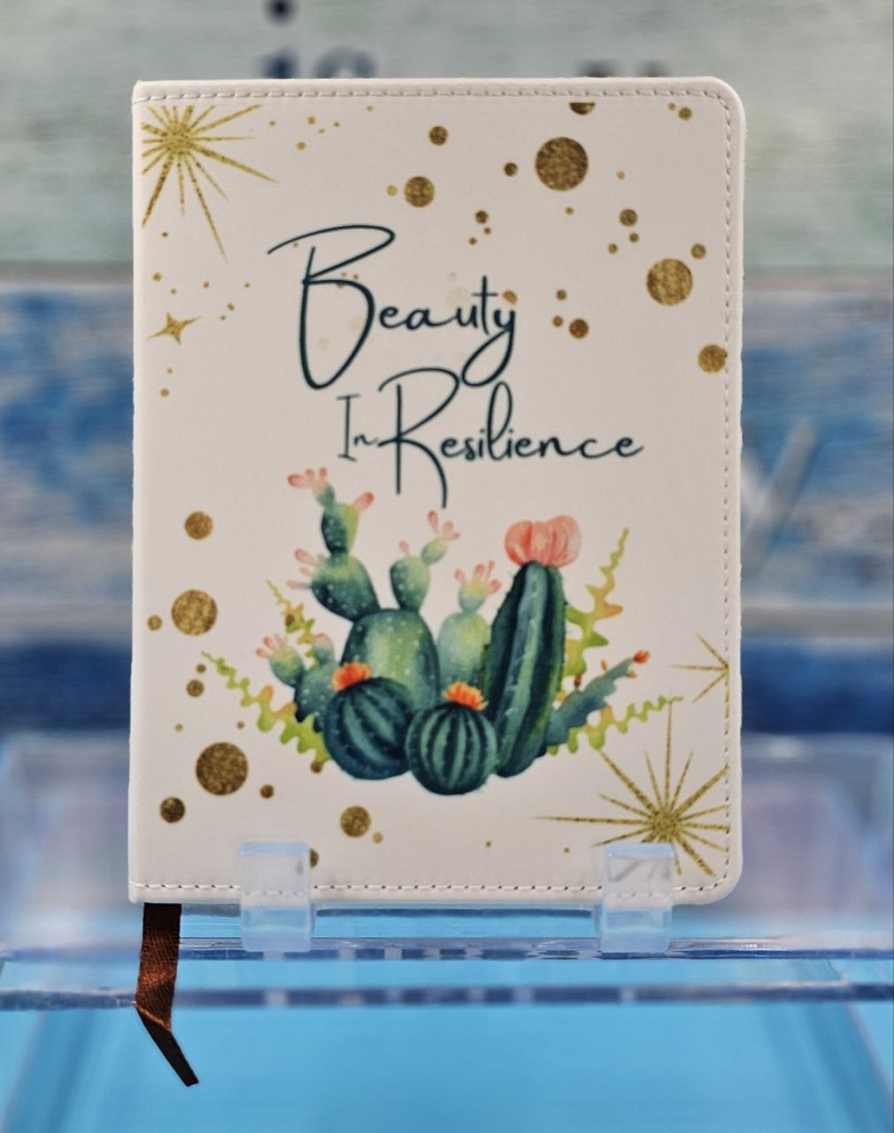 Faux Leather Cactus Notebook