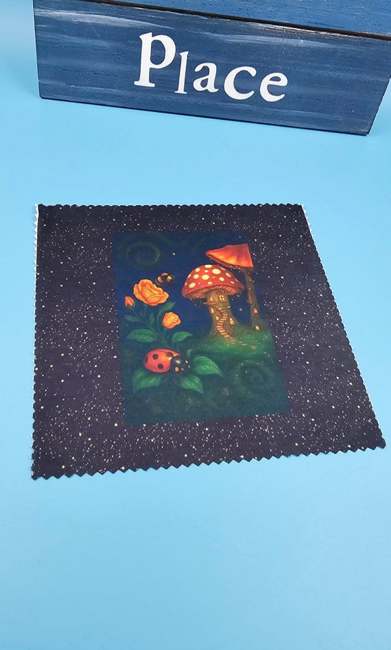 Midnight Mushroom Homes Lens Cloth Cleaner (Serendipity)