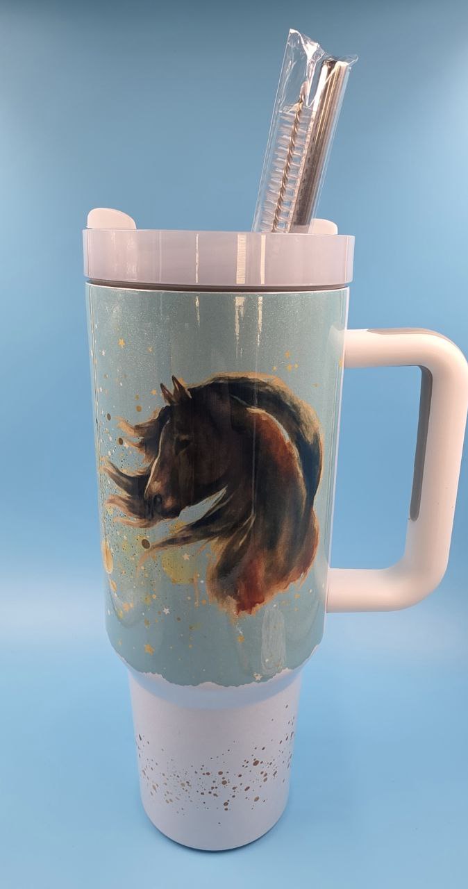 Whispers of the West-Horse 40 oz Tumbler (Serendipity)