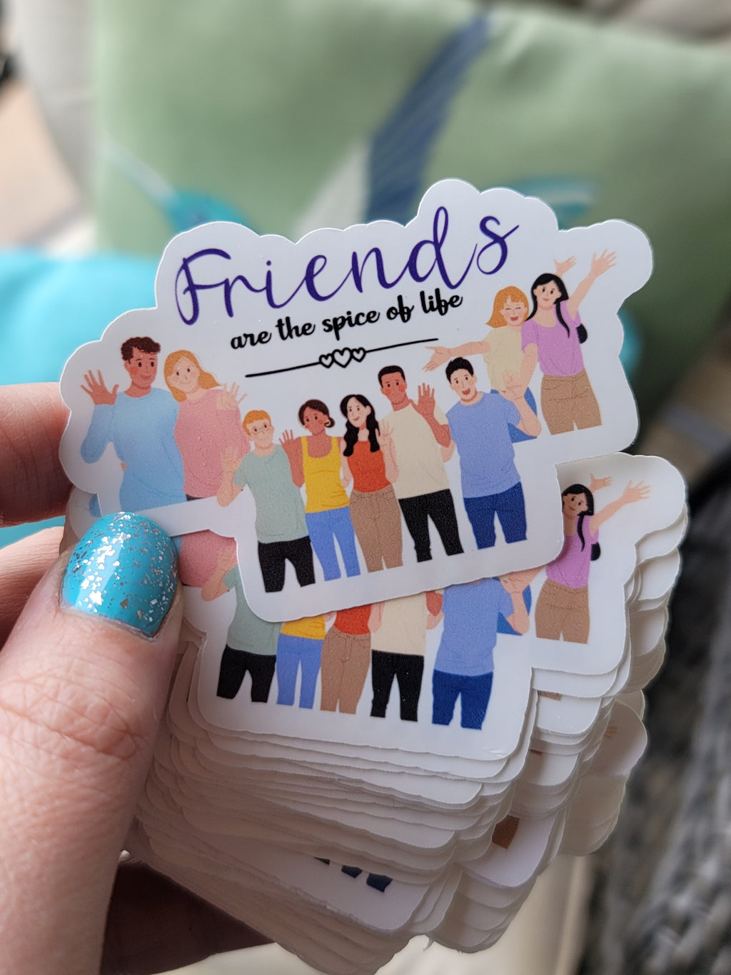 Friends are the spice of life Sticker